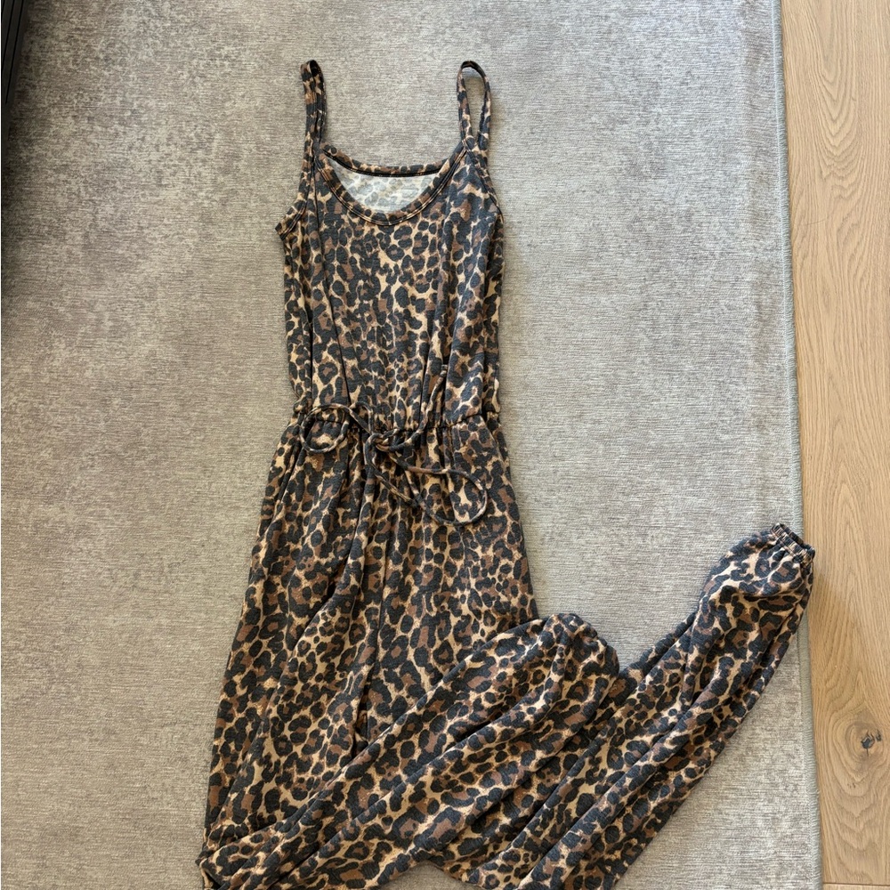 Cheetah Print Jumpsuit